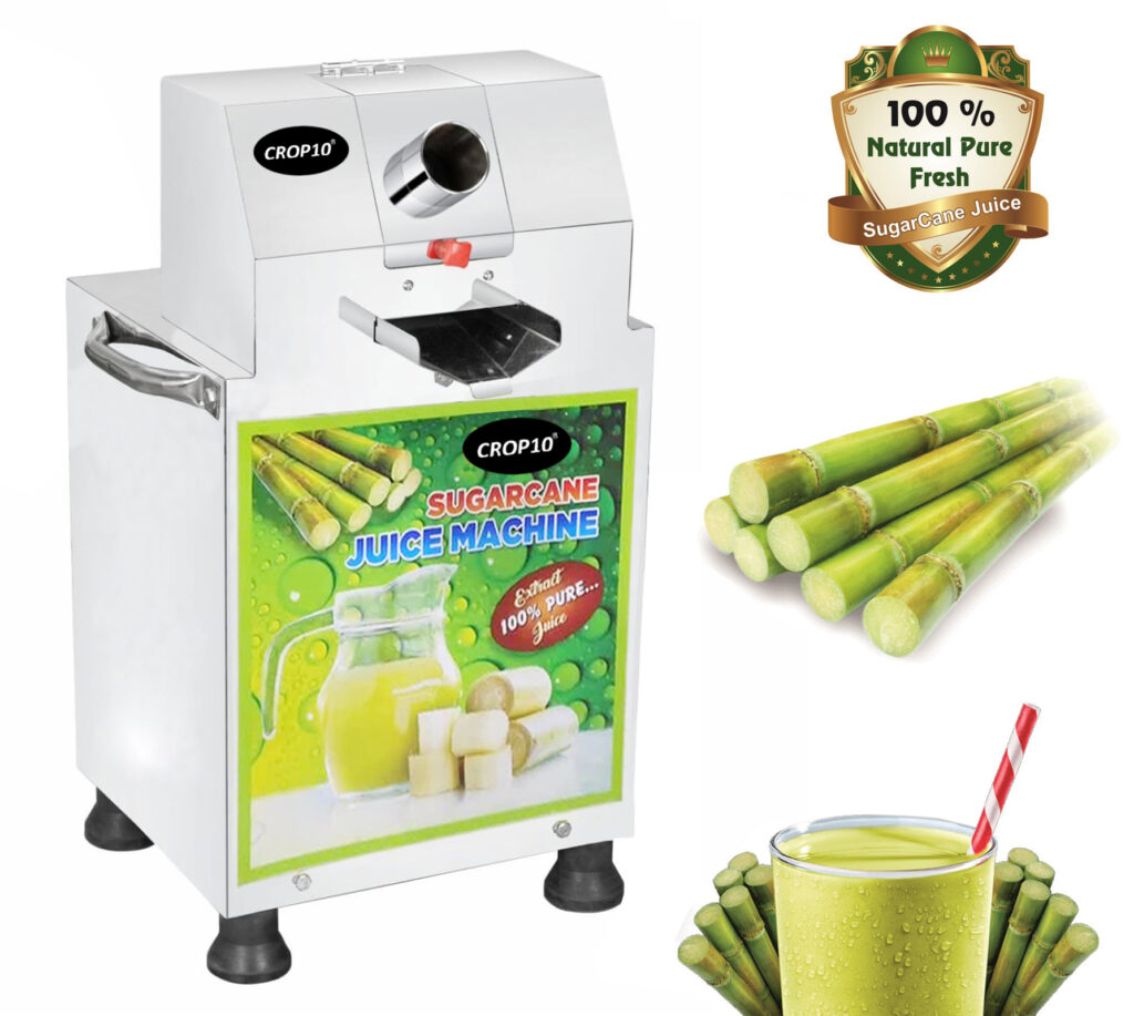 Crop10 Strong Durable Stainless Steel Electric Sugar Cane Juice