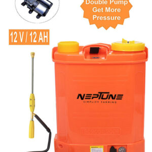 Neptune advanced technology Battery Operated Knapsack Garden Sprayer 20 Liter Pump & 12V/12AH Power