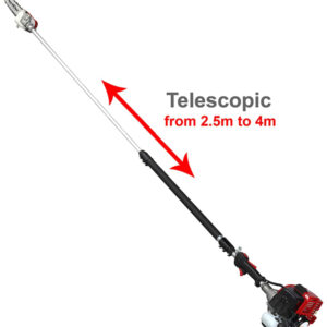 Neptune® 26cc Advance Technology  Telescopic Tree Pole Pruner Saw with 12″ Cutting Bar